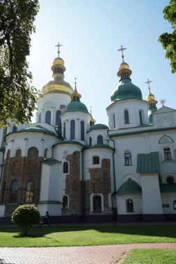 Kiev 'in merkezindeki Hıristiyan Katedrali.                    