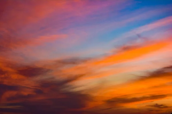 Twilight Sky Evening Sky Which Time Sunset Pleasant Look Relaxing — Stock Photo, Image