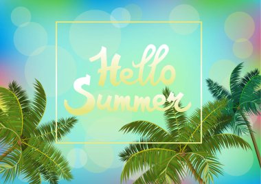 Vektör Bayrağı Yaz tatili ve seyahat tasarımı