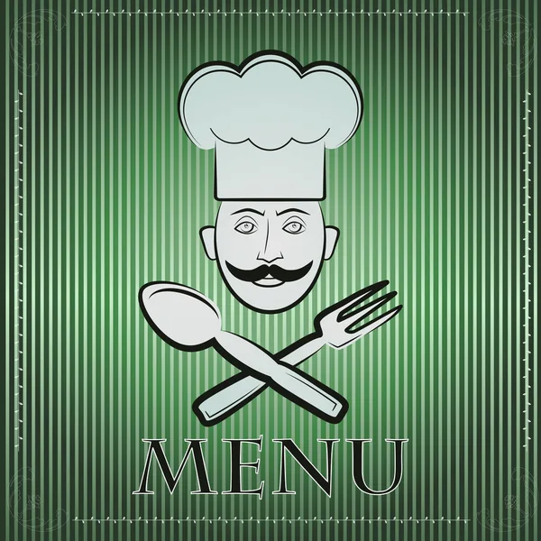 Banner Vectorial Para Restaurante Cafetería Bar Cocine Con Una Tapa — Archivo Imágenes Vectoriales