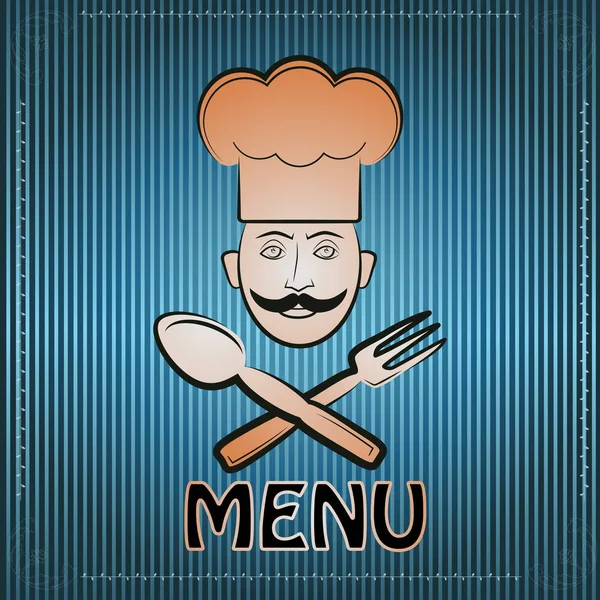Banner Vectorial Para Restaurante Cafetería Bar Cocine Con Una Tapa — Archivo Imágenes Vectoriales