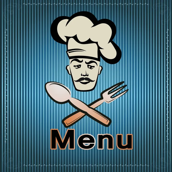 Banner Vectorial Para Restaurante Cafetería Bar Cocine Con Una Tapa — Vector de stock