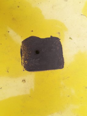 Metalden yapılmış sarı dokusal arka plan