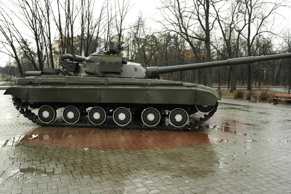 Marzo 2019 Kiev Ucraina Tank Nel Parco — Foto Stock