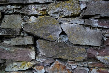 Gri taşın arka plan dokusu, farklı boyutlardataşlar.