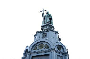 Kiev Ukrayna . Hıristiyanlığı Kiev Rus'una çeviren Prens Vladimir Anıtı.     