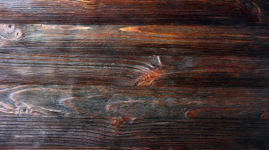 Koyu ahşap vintage arka plan. Kahverengi yaşlı ahşap fon dokusu