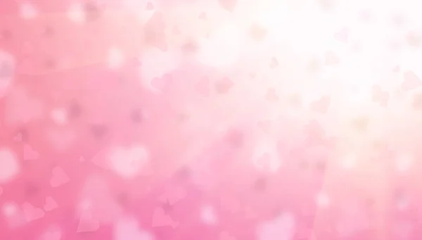 Фон День Святого Валентина Абстрактные Розовые Сердца — стоковое фото