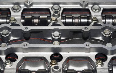 Araba motor silindir kapağı sonra makine ve derleme