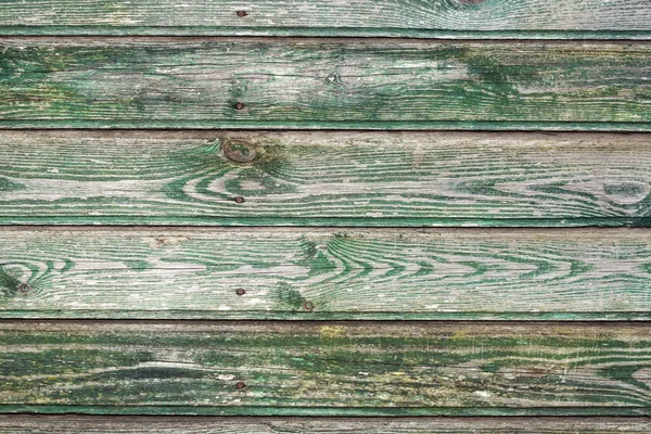 Texture Ancienne Planche Avec Peeling Peinture Verte — Photo