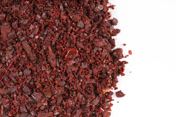 Ground Sumac Spice Background Macro Shot — Stock Photo, Image