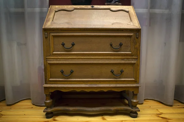 Old Vintage Retro Room Furniture Written Dresser — Stock Photo, Image