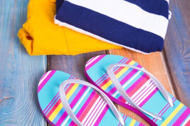 Tatil, seyahat veya yolculuk en iyi görünüm için hazırlanıyor