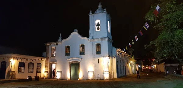 Iglesia Histórica Ciudad Paraty Río Janeiro Brasil — Foto de Stock