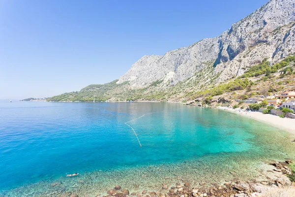 Drasnice, Dalmatia, Hırvatistan-güzel defne genelinde genel bakış — Stok fotoğraf