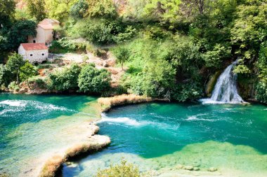Krka, Sibenik, Hırvatistan - Sadece nerede geri kalanı o geçirmek istiyorum