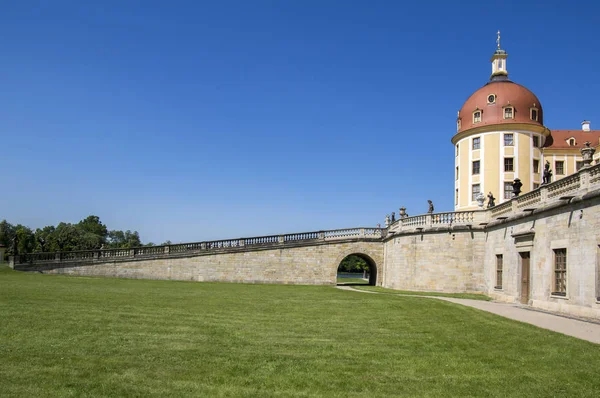 Замок Морицбург Саксонии Недалеко Дрездена Германии — стоковое фото