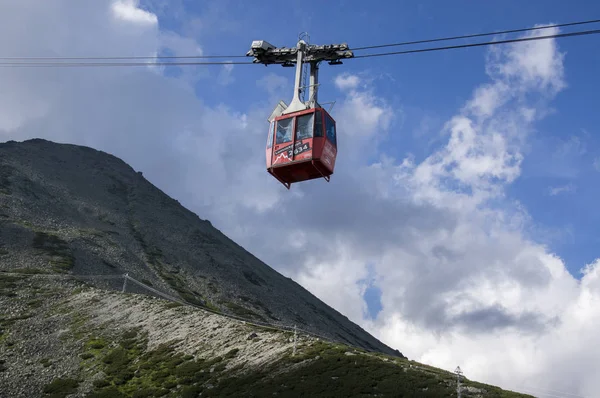 Lomnicky Stit Hautes Montagnes Tatra Slovaquie Juillet 2017 Incroyable Ascenseur — Photo
