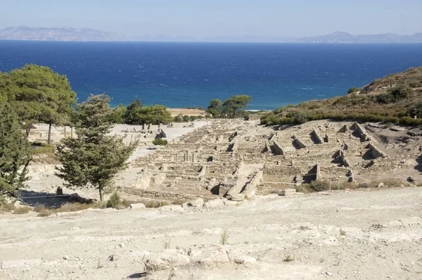 Kameiros Città Antica Rodi Dodecaneso Grecia — Foto Stock