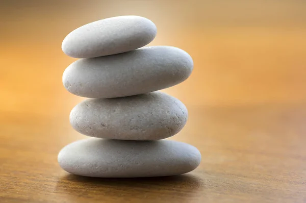 Torre Cairn Cuatro Piedras Piedras Del Equilibrio Escultura Zen Roca —  Fotos de Stock