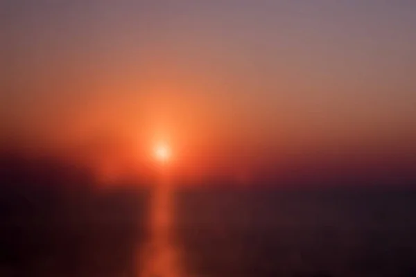 Abstrakter Verschwommener Hintergrund Des Sonnenuntergangs Roten Orangen Und Gelben Farben — Stockfoto