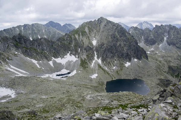 Doliny Tatrach Dzikich Górach Słowacji Capie Pleso Mlynska Dolina Okruhle — Zdjęcie stockowe