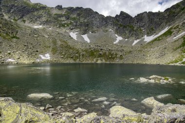 Yüksek Tatras, Mlynska Dolina, vahşi Slovakya dağlar, Capie pleso vadide
