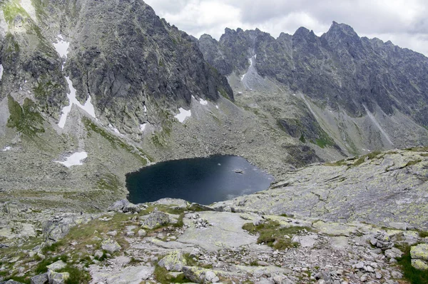 Doliny Tatrach Mlynska Dolina Dzikich Górach Słowacji Capie Pleso — Zdjęcie stockowe