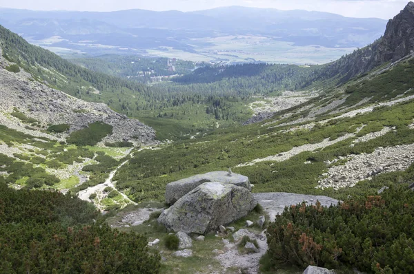 高塔特拉斯山谷 林斯卡多利纳 野生斯洛伐克最高的山脉 — 图库照片