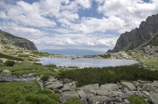 Valley High Tatras Mlynska Dolina Montanhas Selvagens Eslováquia Pleso Nad — Fotografia de Stock