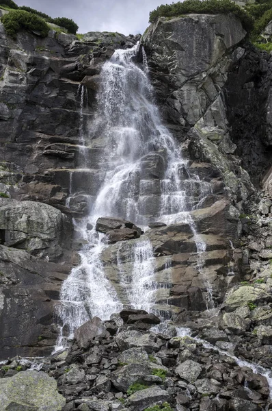 Wasserfall Skok Tal Der Hohen Tatra Mlynska Dolina Wildes Slowakisches — Stockfoto