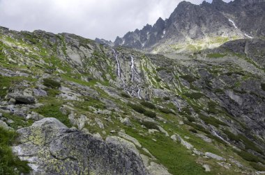Ulusal Doğa rezerv Studena dolina, modasındaki yazlık, yerel ad Pat Spisskych plies, Slovakya en yüksek dağlar mahallemiz