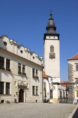 Telc chateau, 25 Haziran 2016, kale bahçeleri, Rönesans Kalesi