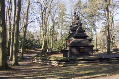 Aziz Nicholas Kilisesi Wonderer yerleştirilen kamu bahçeleri, Hradec Kralove, Çek Cumhuriyeti