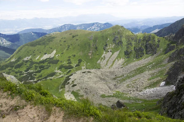 Ridgeway Chopok Mount Dumbier Nizke Tatry Low Lower Tatra National — Stock Photo, Image