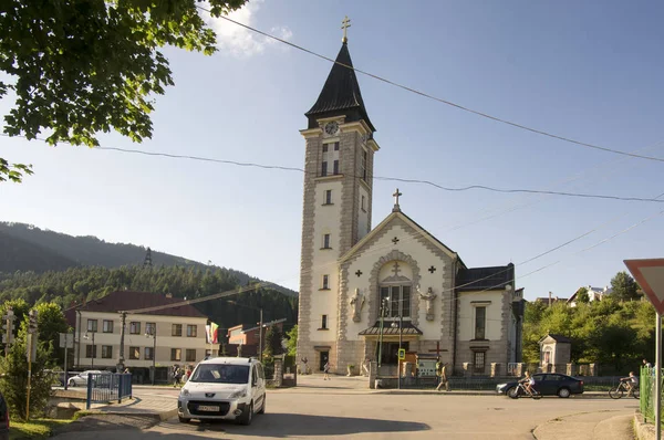 Luglio 2016 Stagione Turistica Estiva Chiesa San Cirillo Metodio Terchova — Foto Stock