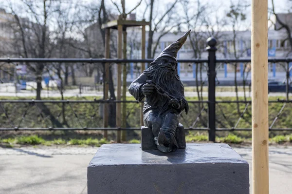 Wroclaw Polónia Março 2018 Wroclaw Krasnale Arte Moderna Pequenas Estatuetas — Fotografia de Stock