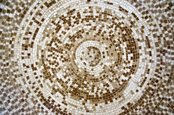 Textures Bricks Ceiling Circle Brown White Colors — Stock Photo, Image