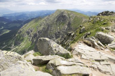 Chopok-Dumbier Ridgeway, düşük Tatra Dağları, Slovakya