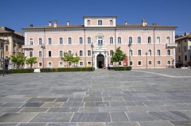 Ravenna / İtalya - 20 Haziran 2018: Ravenna sokaklarında gezi.