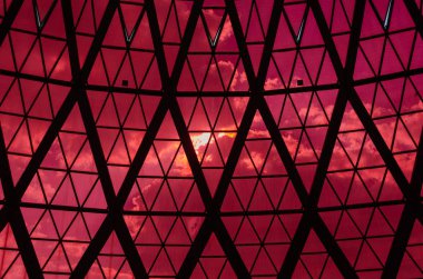 Düzenli ve üçgen, arka plan.