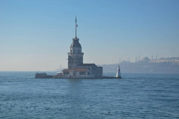 Torre Della Fanciulla Istanbul Turchia 2016 — Foto Stock
