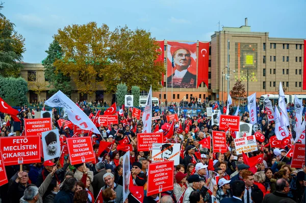 Eskisehir Turkey October 2016 Celebration 93Th Anniversary Republic Day People — Stock Photo, Image