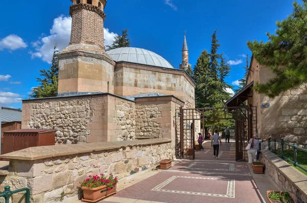 Historická mešita Kursunlu v Eskisehir město Turecka. — Stock fotografie