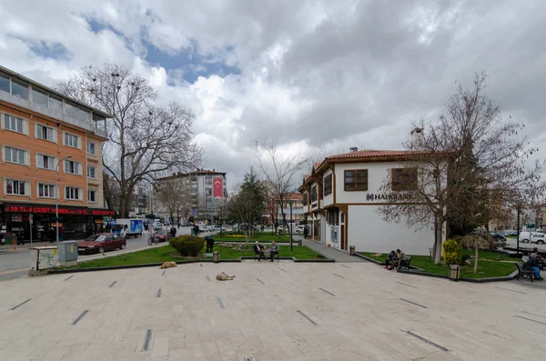 Kutahya Turecko Duben 2019 Historický Růžový Pavilon Kutahya Victory Square — Stock fotografie