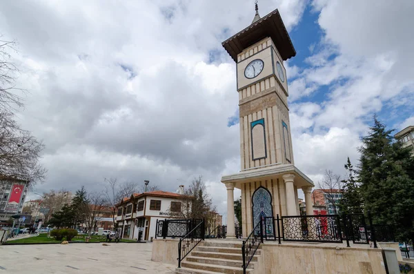 Kutahya Turquía Abril 2019 Torre Del Reloj Kutahya — Foto de Stock