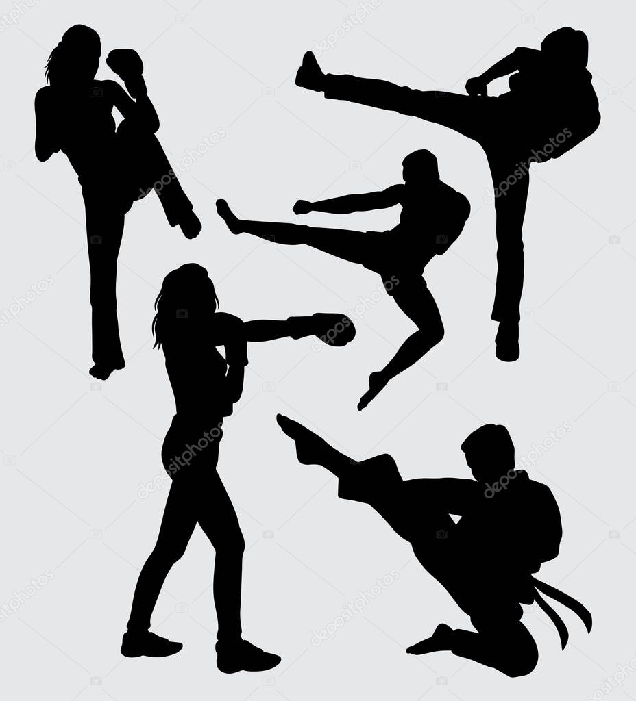 Extreme sport silhouette good use for symbol, logo, web icon, mascot, sign or any design you want