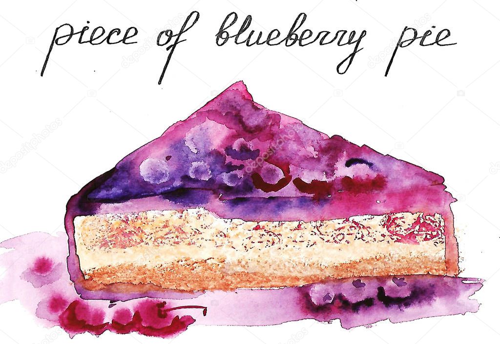 a piece of blackberry and cherry pie