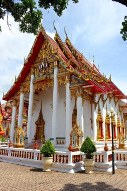 Chaithararam Tapınağı Wat Chalong Phuket Tayland at
