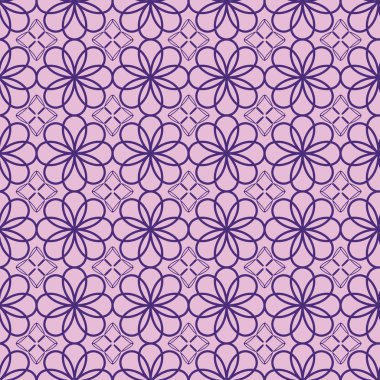 Basit çizgi ve formları ile geometrik desen